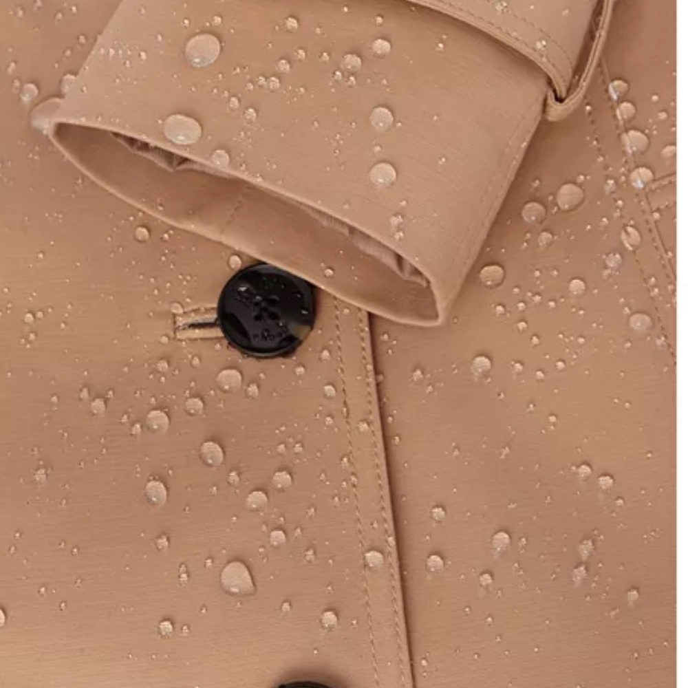 Hobbs London classic Beige Tan Double Breasted Button Trench Coat Classic - Picture 9 of 13